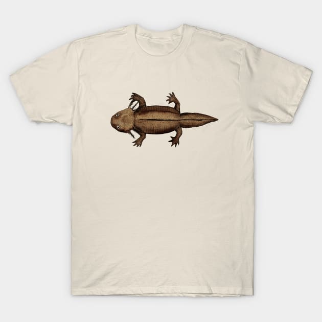 Axolotl T-Shirt by djrbennett